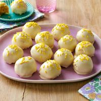 pioneer woman lemon-white chocolate truffles