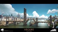 ArtStation - ARCANE - The Bridge - 3D Environment, Simon Magnan