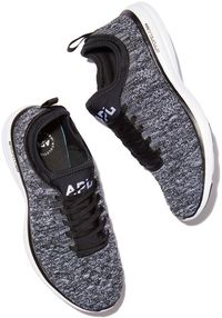 APL Techloom Phantom Sneakers in Black/White/Melange, #fitness #activewear #sneakers