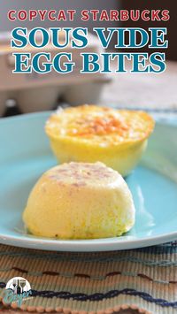 These copycat Starbucks bacon and gruyere egg bites are a simple recipe with cottage cheese, eggs, bacon and cheese that are easy to make ahead and reheat throughout the week for a quick and easy high protein breakfast.