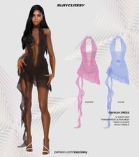 GOGETTER PACK  Aubrie dress (ingame + blender)  Versace Crepe dress (ingame + blender)  Ezreal denim dress (ingame + blender)  Irvine love bra  Wanda cargo pants  Kourtney dress (ingame + blender)  L…