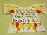 The Stuff We Do - This week was Fire Safety week at school. One of the crafts we did. ~ Melissa & Sherry