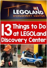 LEGOLand Discovery Centers are great fun for little LEGO lovers. if you have one in your area or are planning a trip, don't miss these 13 Things to Do at LEGOLand Discovery Center!