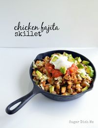 Chicken Fajita Breakfast Skillet