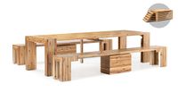 Solid Wood Extendable Dining Table | Transformer Table – Transformer Table USA