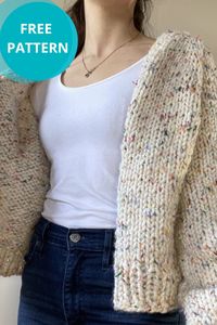 Fall head over heels for the Lola Cardigan! It's the epitome of cardigan perfection: soft, gorgeous, and incredibly warm.  Download the free pattern today and experience the cozy wonder for yourself.  .#FreeCrochetPatterns #SewingToys #KnittingPatterns #SewingDolls #FreeSewingPatterns