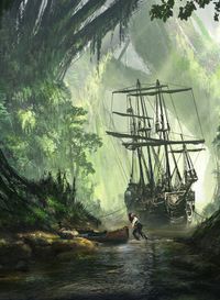 Un Pirate - Pirates of the Caribbean fan art by Florent Llamas