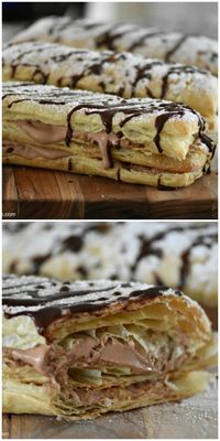 Chocolate Mousse Napoleons