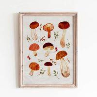 Free Printable Autumn Mushroom Sampler - The Cottage Market