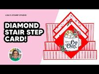 Use Scrap Designer Paper to Make a DIY Christmas Stair Stepper Card - YouTube