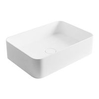 PLUMBLINE SUPER-THIN RECTANGLE VESSEL BASIN 500X350X125MM