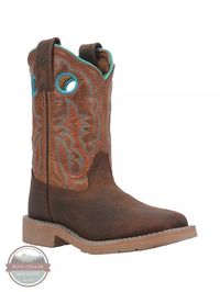 Calling all junior ranch hands! The Dan Post Rye boot is perfect for working on the ranch, running on the farm and wherever adventure leads. Made with genuine leather, it has western styled pull-holes, a broad square toe, and a long wearing rubber outsole. Dan Post DPC2916 #danpost #kids #boots #springvibes #summervibes #western #rodeo