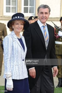 Princess Margarita of Romania and Prince Radu of Romania attend the wedding ceremony of Prince Guillaume Of Luxembourg and Princess Stephanie of Luxembourg at the Cathedral of our Lady of Luxembourg on October 20, 2012 in Luxembourg, Luxembourg. The 30-year-old hereditary Grand Duke of Luxembourg is the last hereditary Prince in Europe to get married, marrying his 28-year old Belgian Countess bride in a lavish 2-day ceremony.  (Photo by Pascal Le Segretain/Getty Images)