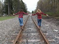 Life is like walking on railroad tracks...