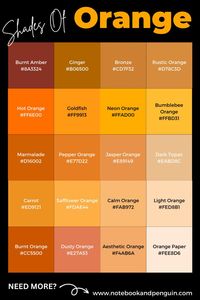 If you are looking for orange color palette inspiration with orange hex codes then look no further! Here are 20 orange color swatches to start with and over 50 more on our website you are sure to find an orange color that you can use on your website or in your next design!