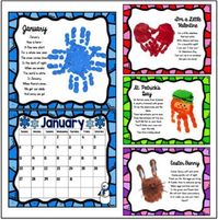 2020 Handprint Calendar Gift by Crayola Queen | Teachers Pay Teachers