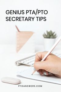 What's involved with being Secretary of your group? Just take minutes? And what to put *in* those minutes? This post has all the details, so give it a read!  Great advice for PTA Recording and Corresponding Secretary leaders and PTO Secretaries!