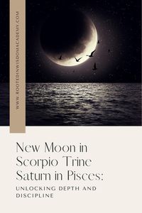 Embrace the powerful energy of the New Moon in Scorpio on November 1, 2024, perfectly aligned with the mystical Samhain. This transformative lunar phase, trining Saturn in Pisces, invites you to dive deep, release old patterns, and honor ancestral wisdom. 🌌✨

Looking to connect with the season’s energy? Discover ways to:

Set meaningful intentions 🌿
Create an ancestor altar 🕯️
Ground your dreams with Saturn’s support 🌊
Perfect for those seeking a mindful, intentional way to celebrate this New Moon and Samhain! 🍂 #Samhain #NewMooninScorpio #Rituals #SpiritualGrowth #AncestralWisdom