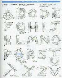 Crochet letters