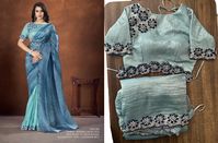 *♻ OUR NEW DESIGNER SAREE COLLECTION ♻️* *BRAND NAME : MAHOTSAV* *CATALOG : "MOHMANTHAN " 24000 SERIES "SAHA SAKI"* *FABRIC -: ATTACHED* *BLOUSE TYPE : STITCHED* *Blouse Size : up to 38 Inch with margin of 02 inch* *SINGLES & SET WISE AVAILABLE*