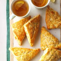 Make these easy sweet-savory scones a family project. It's a delightful way to show your love on Mother's Day. —Charlene Chambers, Ormond Beach, Florida