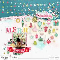 Merry Christmas Layout - Project Idea - Scrapbook.com