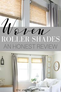 Woven Roller Shades - The Perfect Window Covering