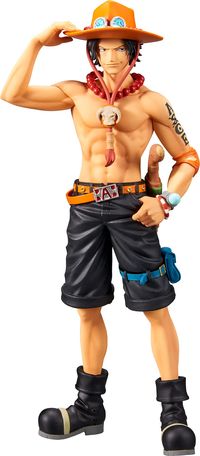 PRICES MAY VARY. From the hit One Piece anime series comes a figure of Portgas D Official Licensed Product ONE PIECE Base Stand included