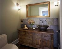 Powder Room Bathroom Vanity Design, Pictures, Remodel, Decor and Ideas - page 2