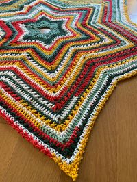 Crochet Starshine Christmas Tree Skirt - The Crochet Crowd