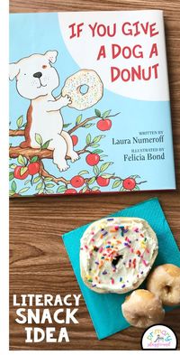 Literacy Snack Idea Donuts + Free Printable