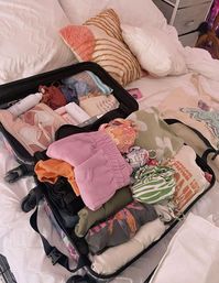 Packing Aesthetic, Vacation, Suitcase, Travel Packing, Travel Bag