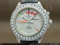 Lemania Elbstrom Regatta One Push Chronograph Automatic Vintage Watch 1980's