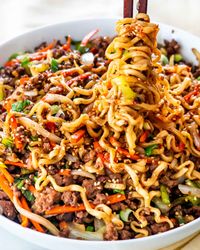 Hoisin Beef Noodles - Jo Cooks