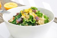 Warm Quinoa & Kale Super Salad