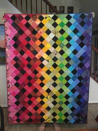 Free quilt pattern: Rainbow Drops | APQS