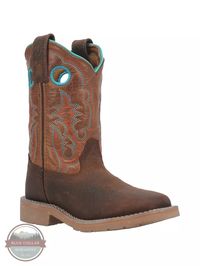 Calling all junior ranch hands! The Dan Post Rye boot is perfect for working on the ranch, running on the farm and wherever adventure leads. Made with genuine leather, it has western styled pull-holes, a broad square toe, and a long wearing rubber outsole. Dan Post DPC3916 #danpost #kids #boots #springvibes #summervibes #western #rodeo