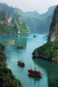 Vietnam Travel Tips and Planning | 🚤 Mystical Seascape: Ha Long Bay, Vietnam's Limestone Marvel 🇻🇳 | Facebook