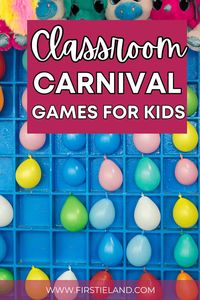 Transform your classroom into a carnival wonderland with these awesome activities for kids! From classic games like duck pond to exciting balloon darts, there's something for everyone. And the best part? Each game has a twist of math and literacy, making them perfect for educational fun in kindergarten and first grade. Whether it's a theme day or family night, this carnival extravaganza will be a big hit!