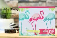 Hi!  Welcome to this month’s Colour your World International Blog Hop. This month we have a really pretty colour combination to play with, it’s actually very similar to one I’ve used in the past. I’ve played with Fabulous Flamingo once again.  Gosh, I love this set! Super simple card, because thruth be told, I’ve only…