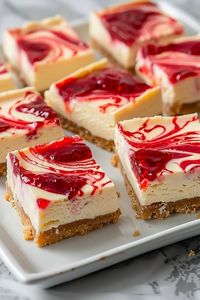 Dessert doesn't get better than these easy strawberry cheesecake bars. They're everything you love in the classic dish, only served in convenient squares.