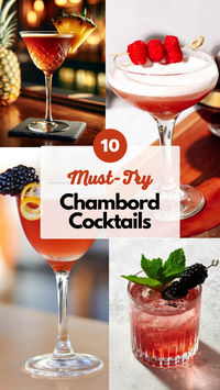 These drinks are ideal for those who appreciate a touch of luxury in their beverages. Each recipe is a testament to the versatility of Chambord, making it a favorite among guests and mixologists alike.  #chambordcocktails