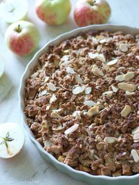 vegan and gf apple crisp