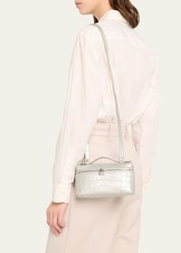 Loro Piana Extra Pocket 19 Alligator Crossbody Bag