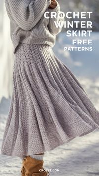 Free Patterns for Crochet Winter Skirts – Add a handmade touch to your winter wardrobe with these creative designs!