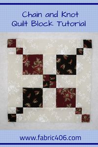 Today let's sew together this easy, beginner-friendly variation of the Chain and Knots quilt block. Typically, I use this type of block alternating with a more complicated block but it can be used all on its own in a quick and easy quilt. Two color options included! Let's get started!