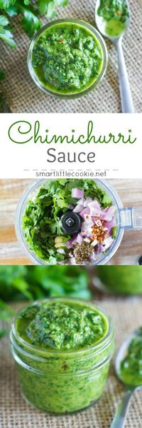 Made with fresh parsley, cilantro, garlic, onions, vinegar and olive oil, this…