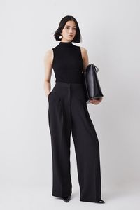 Essential Tailored Wide Leg Pants