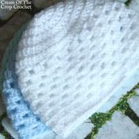 Granny Stitch Newborn Hat | Cream Of The Crop Crochet