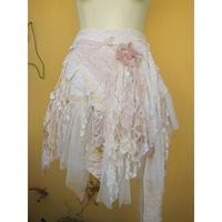 vintage inspired extra shabby cotton wrap belt/bustle/shawl...a work... ($81) ❤ liked on Polyvore